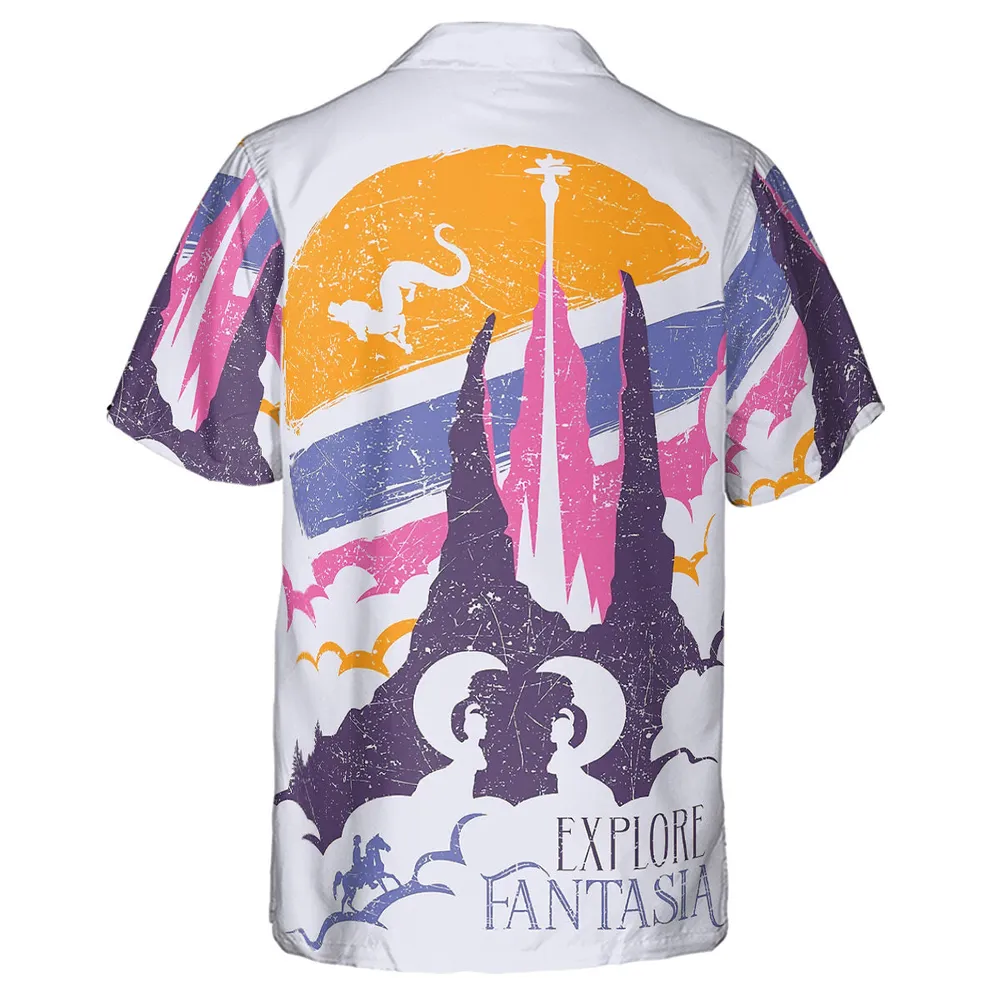 Fantasia Vintage 80s The NeverEnding Story Hawaiian Shirt - 3