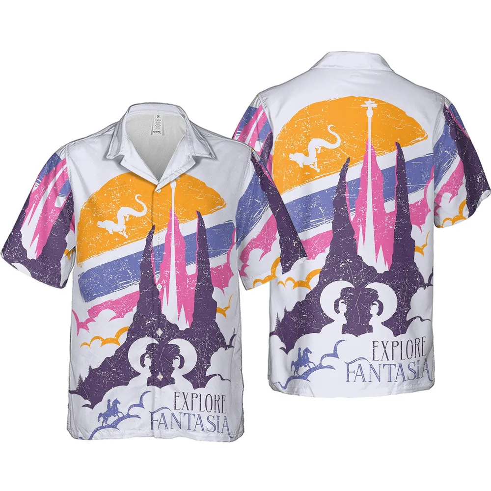 Fantasia Vintage 80s The NeverEnding Story Hawaiian Shirt - 4