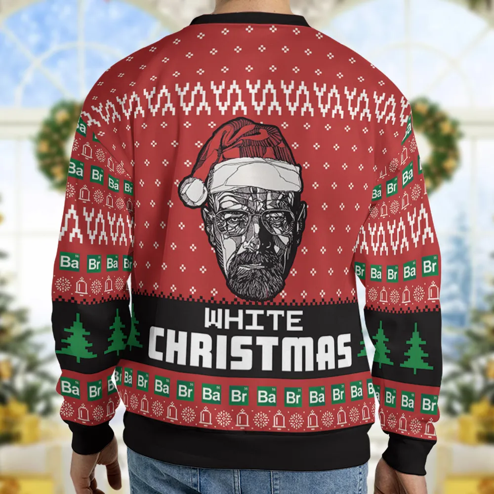 White Christmas Ugly Christmas Sweatshirt - 2