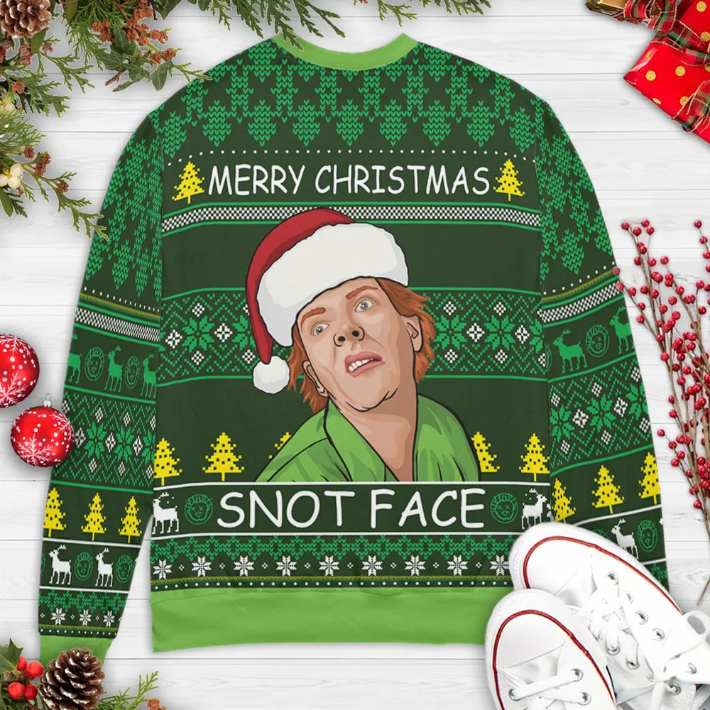 Christmas Fred Drop Dead Fred Ugly Christmas Sweatshirt - 4