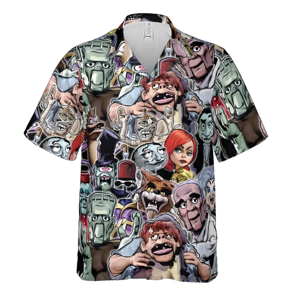 Party Like A Monster Mad Monster Party Hawaiian Shirt - 2