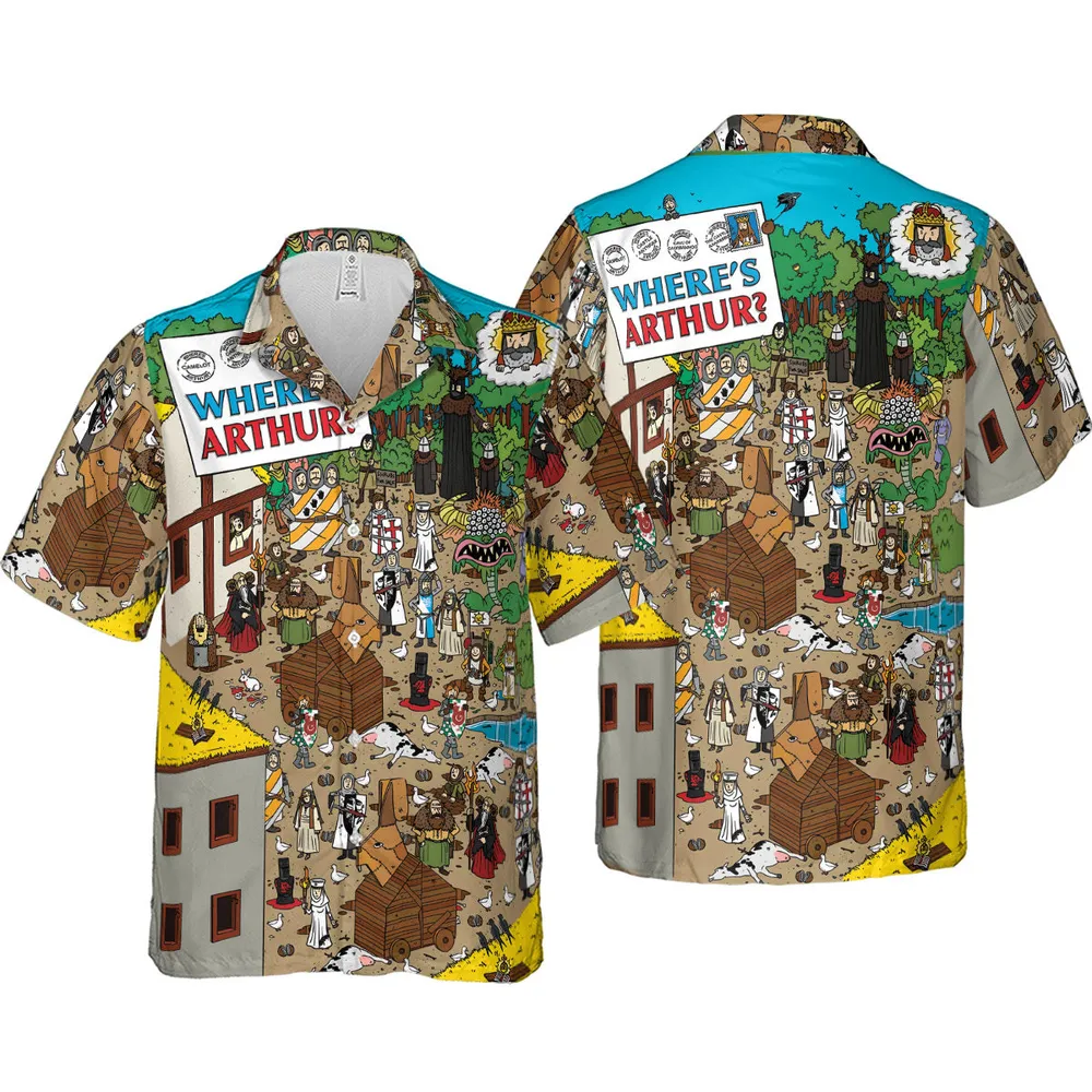 Where's Arthur Monty Python and the Holy Grail Hawaiian Shirt - 4