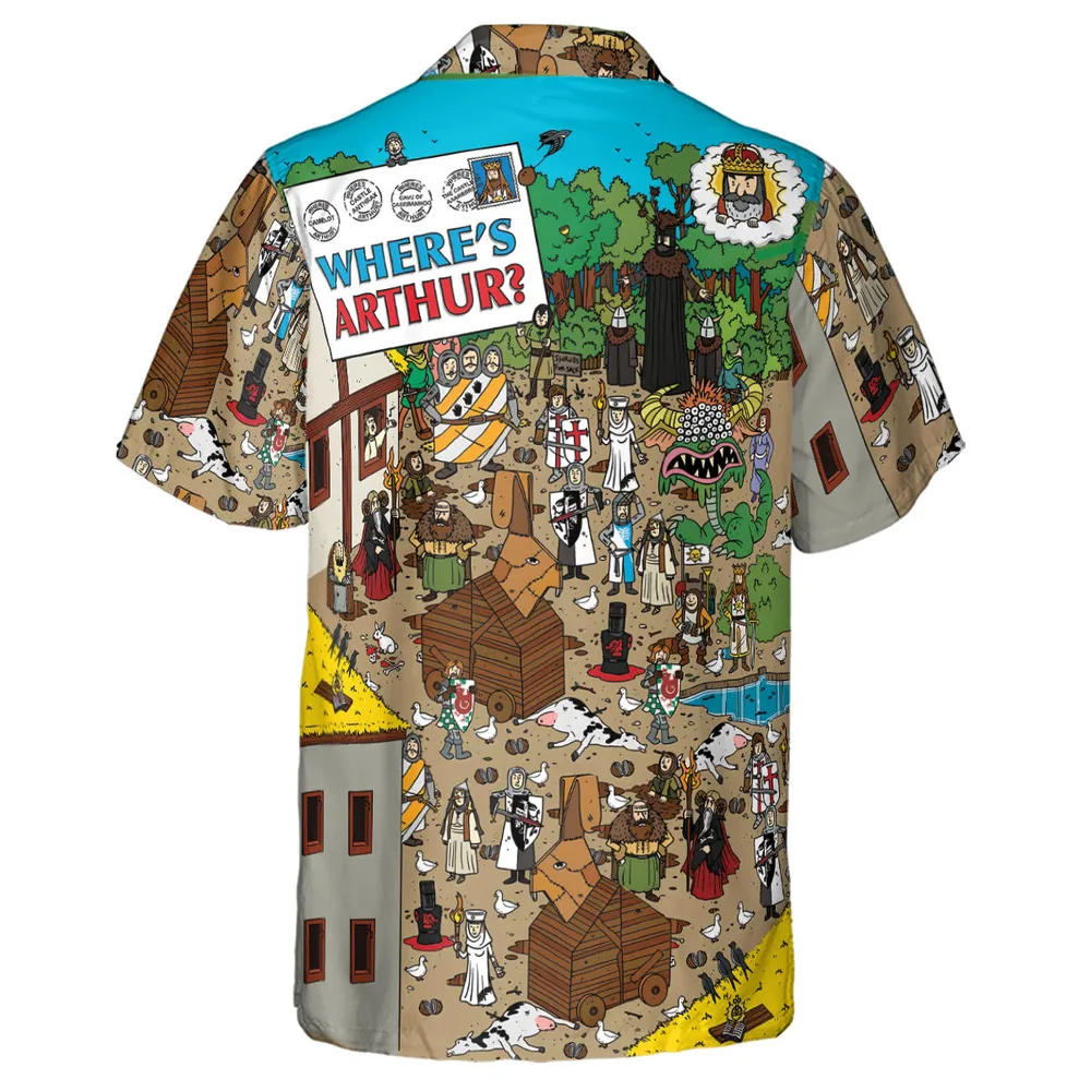 Where's Arthur Monty Python and the Holy Grail Hawaiian Shirt - 3