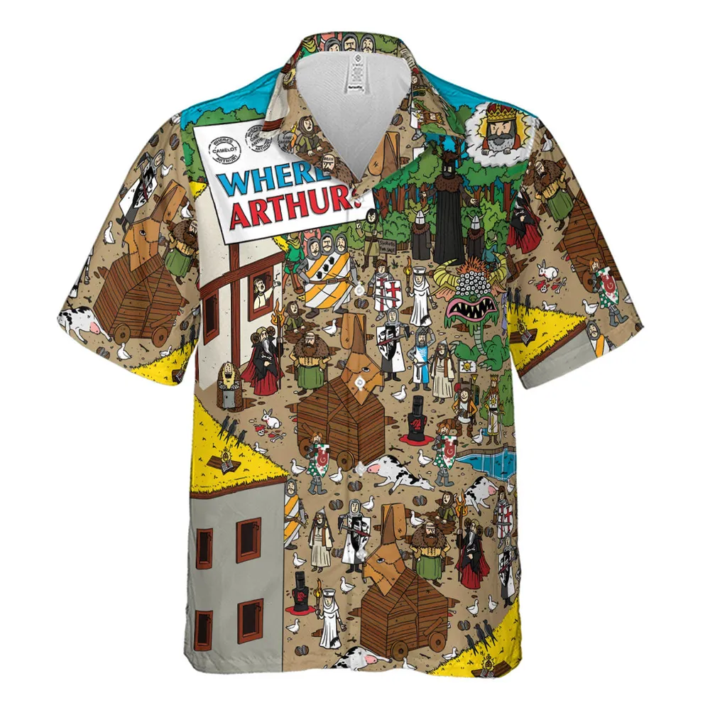 Where's Arthur Monty Python and the Holy Grail Hawaiian Shirt - 2