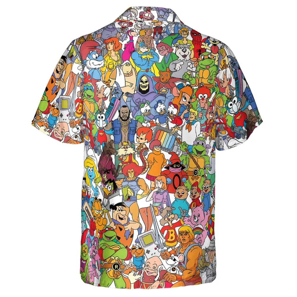 90s Cartoon Legends Hawaiian Shirt - 3