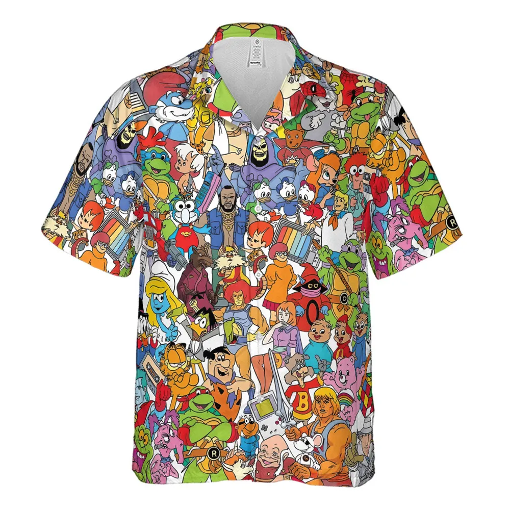 90s Cartoon Legends Hawaiian Shirt - 2