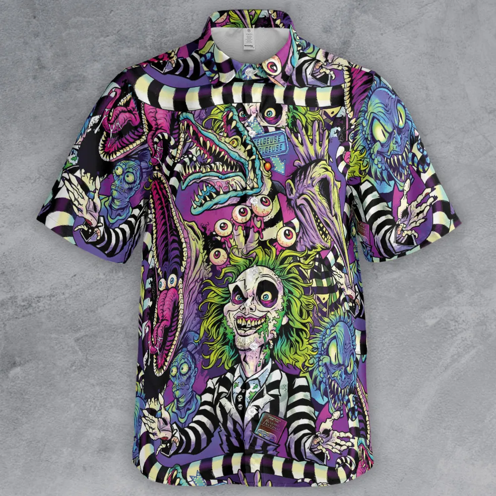 Stay Spooky Beetlejuice Button Down Shirt - 2