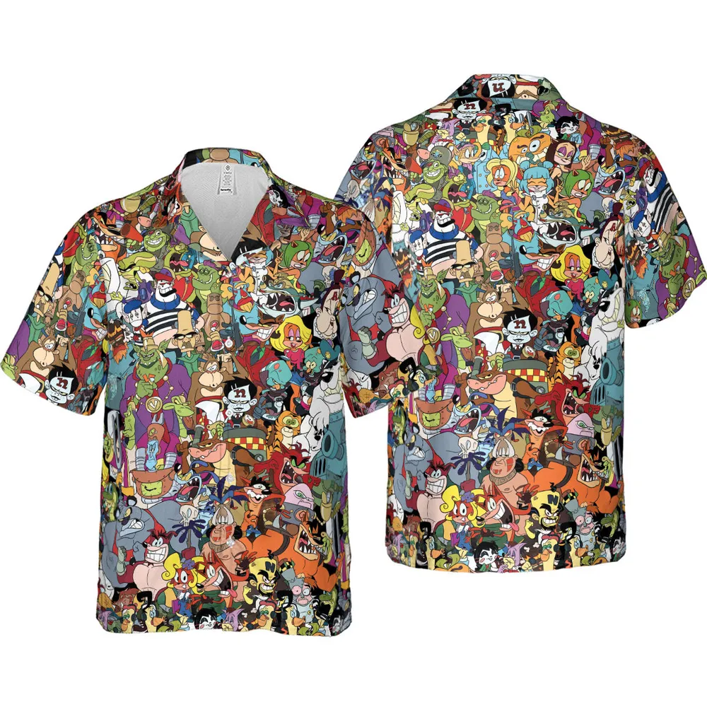 Retro Gamer Crash Bandicoot Hawaiian Shirt - 4