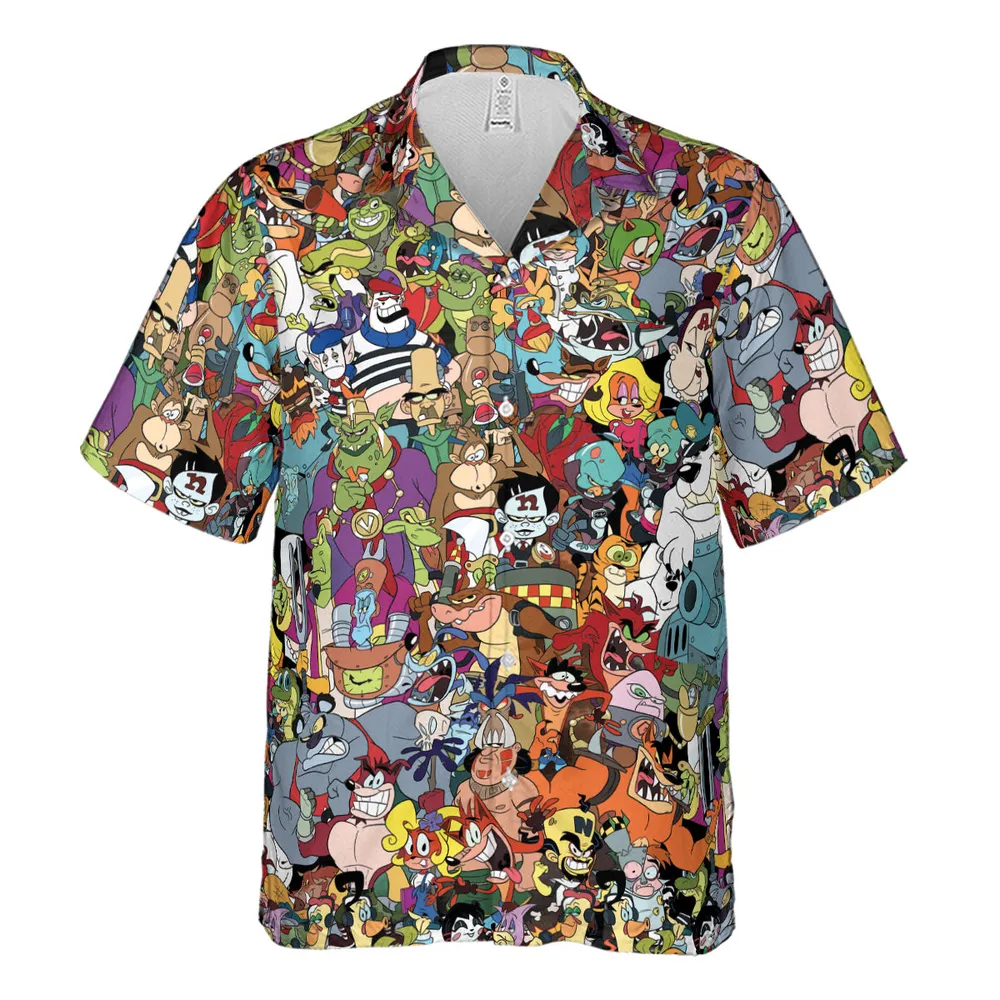 Retro Gamer Crash Bandicoot Hawaiian Shirt - 2