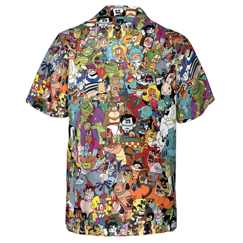 Retro Gamer Crash Bandicoot Hawaiian Shirt - 3