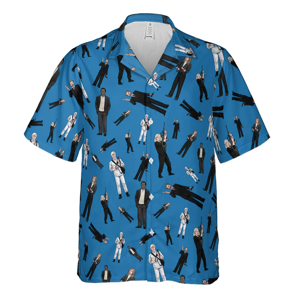 Nakatomi Takeover Die Hard Hawaiian Shirt - 2