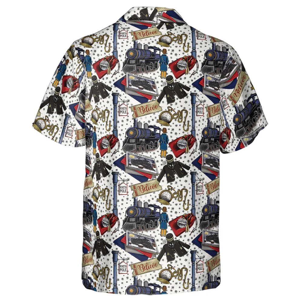 The Polar Express Christmas Movie Hawaiian Shirt - 3