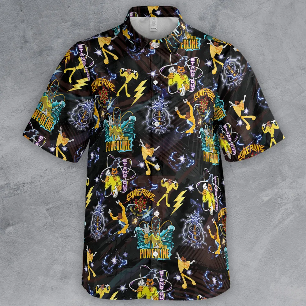 Powerline Concert A Goofy Movie Button Down Shirt - 2