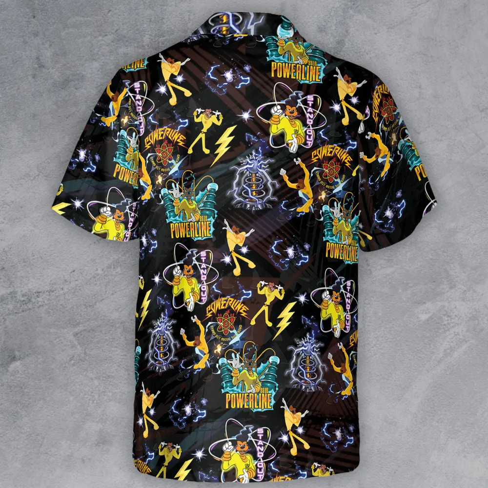 Powerline Concert A Goofy Movie Button Down Shirt - 3