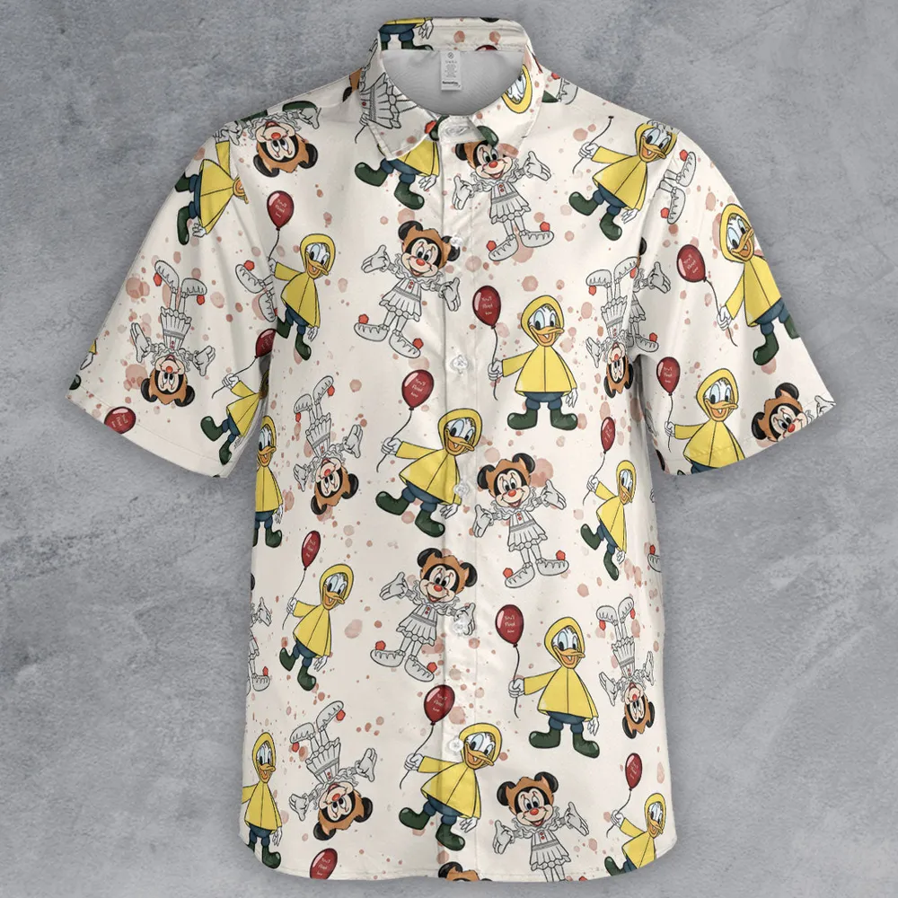 Mouse Clown Button Down Shirt - 2