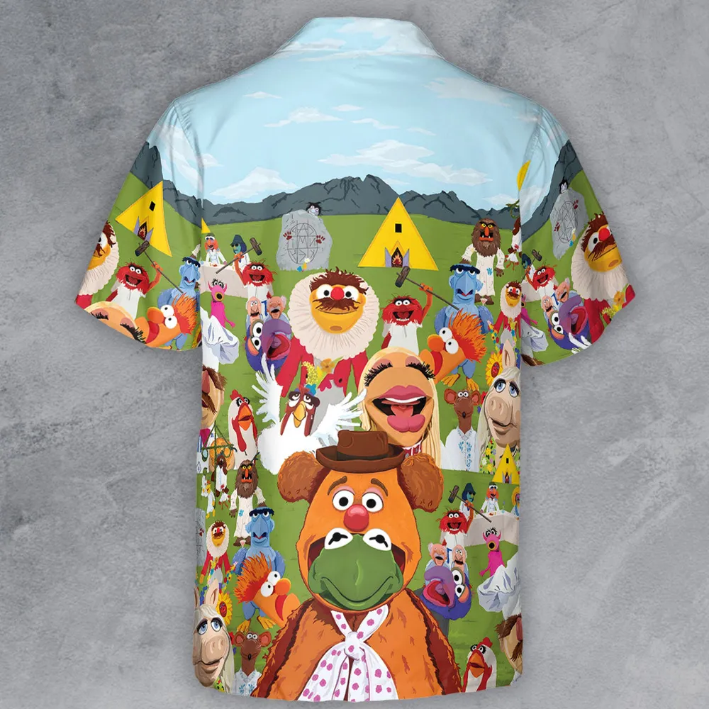 MupSommar Midsommar and The Muppet Show Button Down Shirt - 3