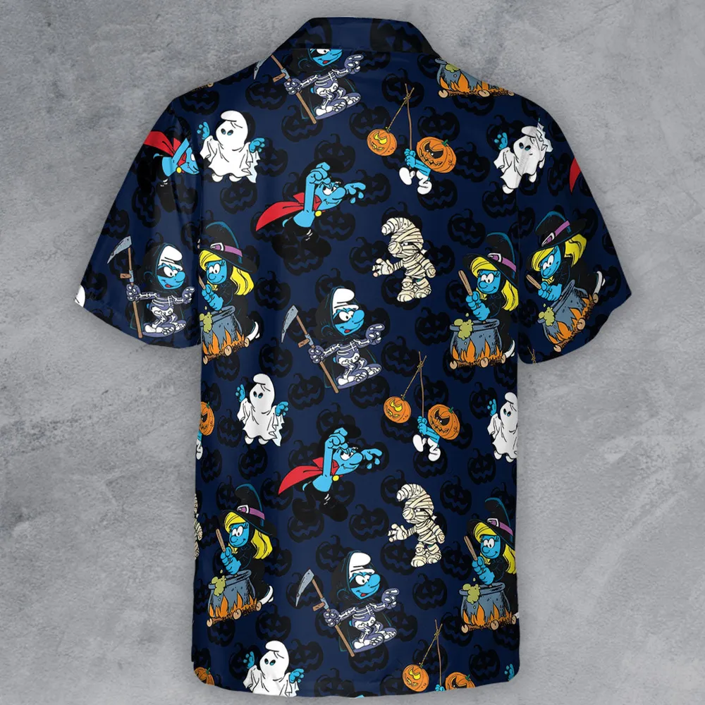 Smurfs Halloween Special Button Down Shirt - 3