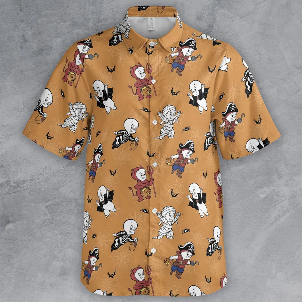 Casper Costume Fun Button Down Shirt - 2