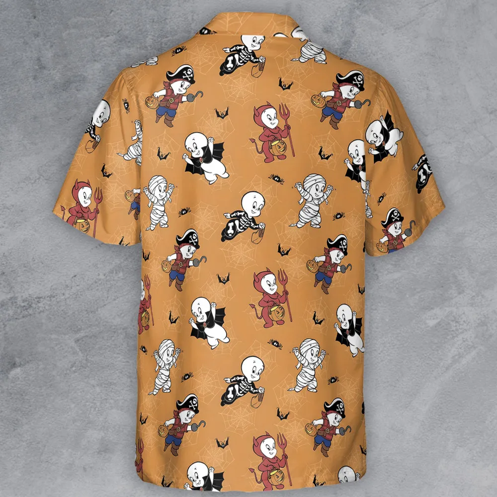 Casper Costume Fun Button Down Shirt - 3