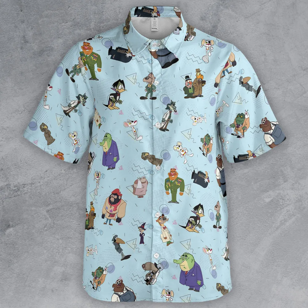 Danger Mouse Duckula Return Button Down Shirt - 2