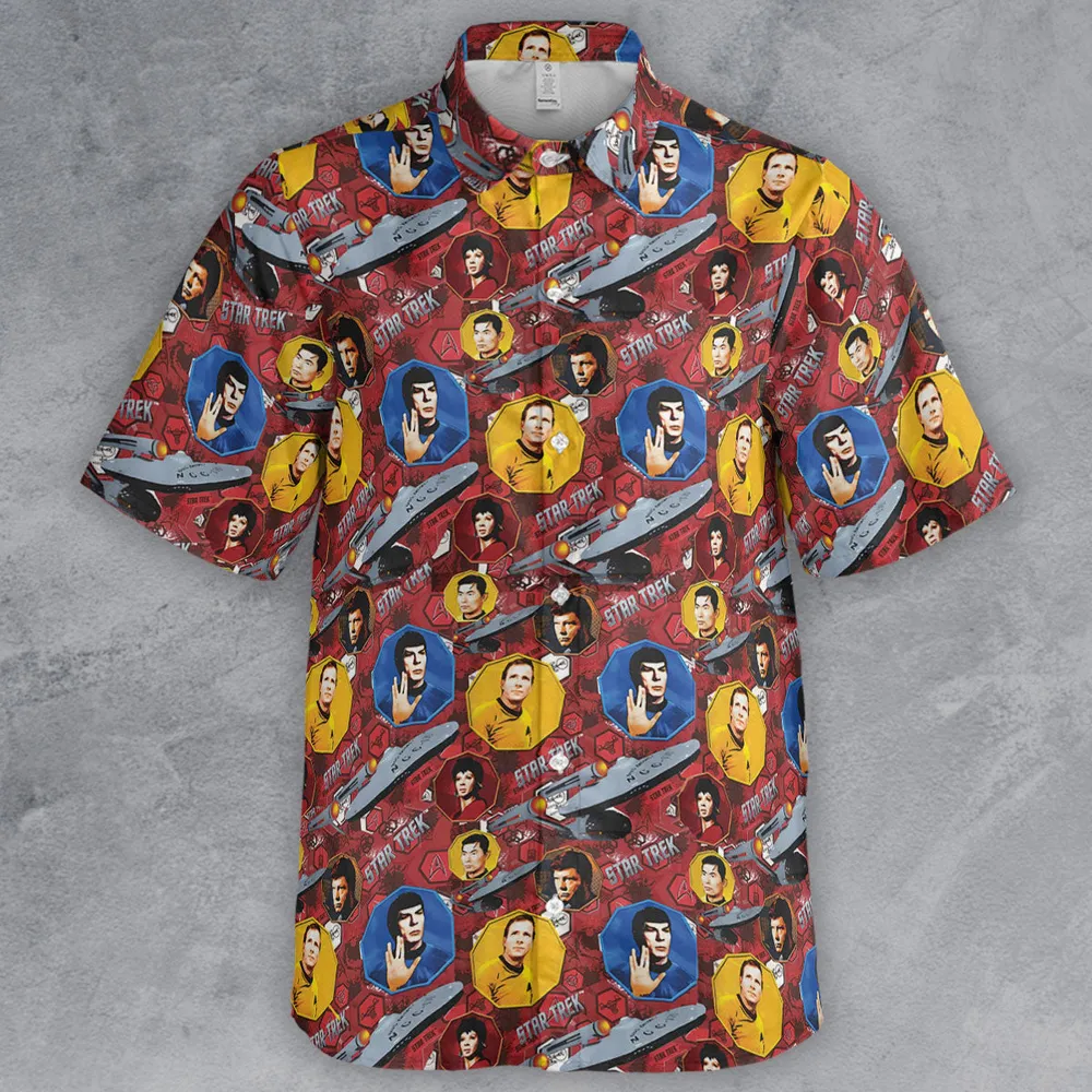 Boldly Star Trek Button Down Shirt - 2