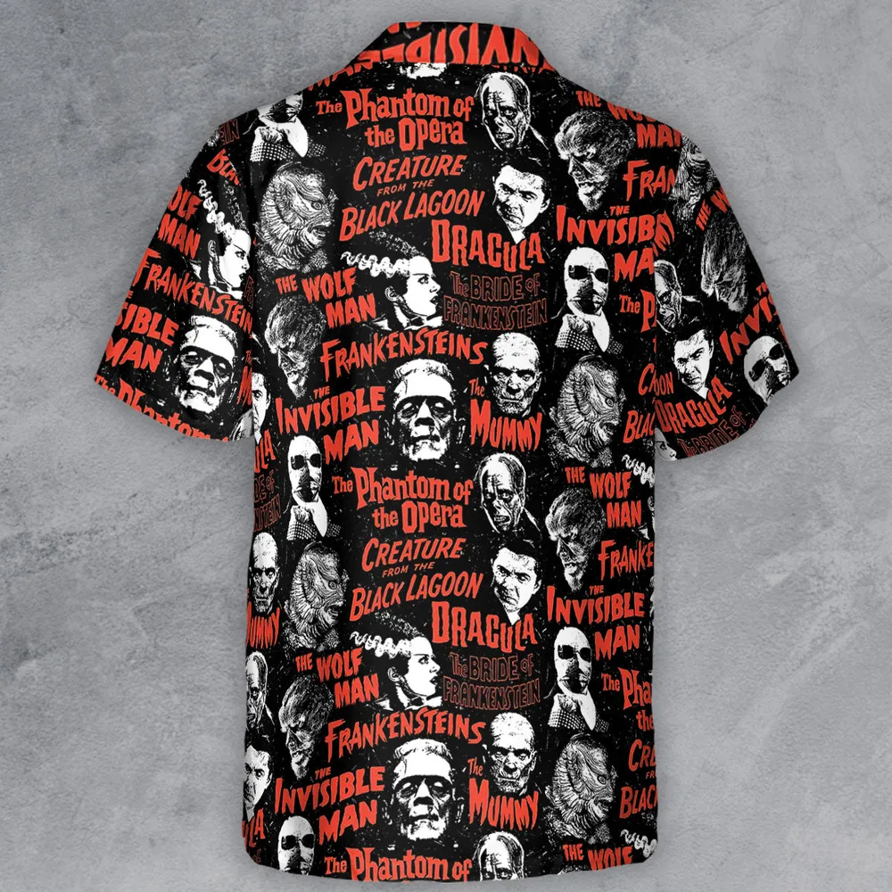 Monster Tiles Button Down Shirt - 3