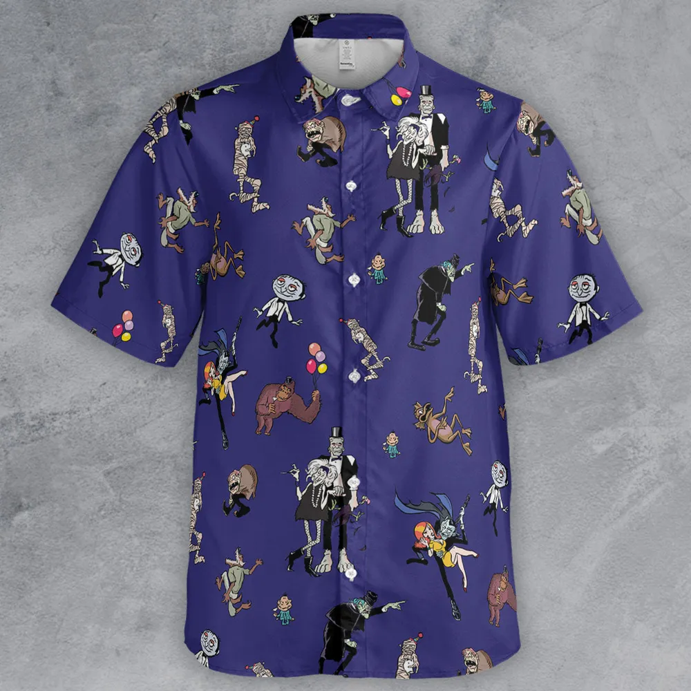 It's a Mad Mad Mad Monster Party Button Down Shirt - 2