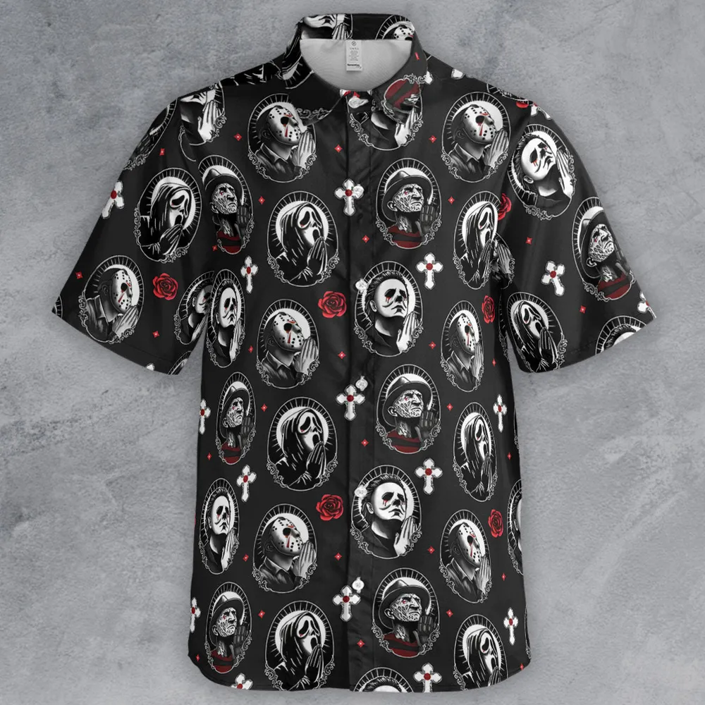Horror Saints Button Down Shirt - 2