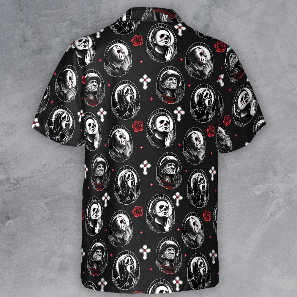 Horror Saints Button Down Shirt - 3