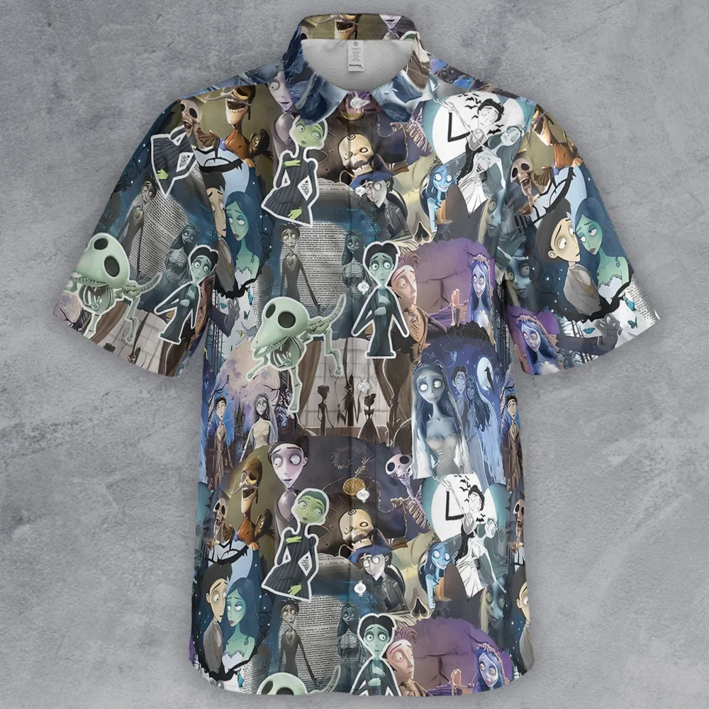 Unalive Bride Corpse Bride Button Down Shirt - 2
