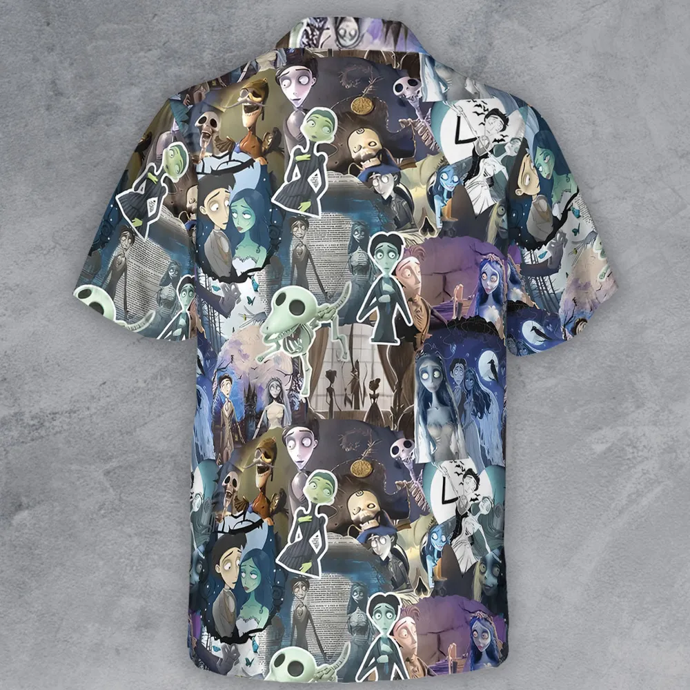 Unalive Bride Corpse Bride Button Down Shirt - 3