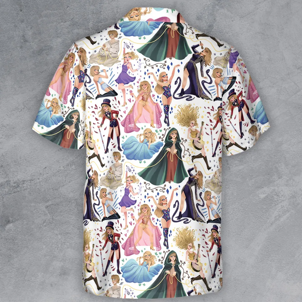 Blondie Colorful Lineup Button Down Shirt - 3
