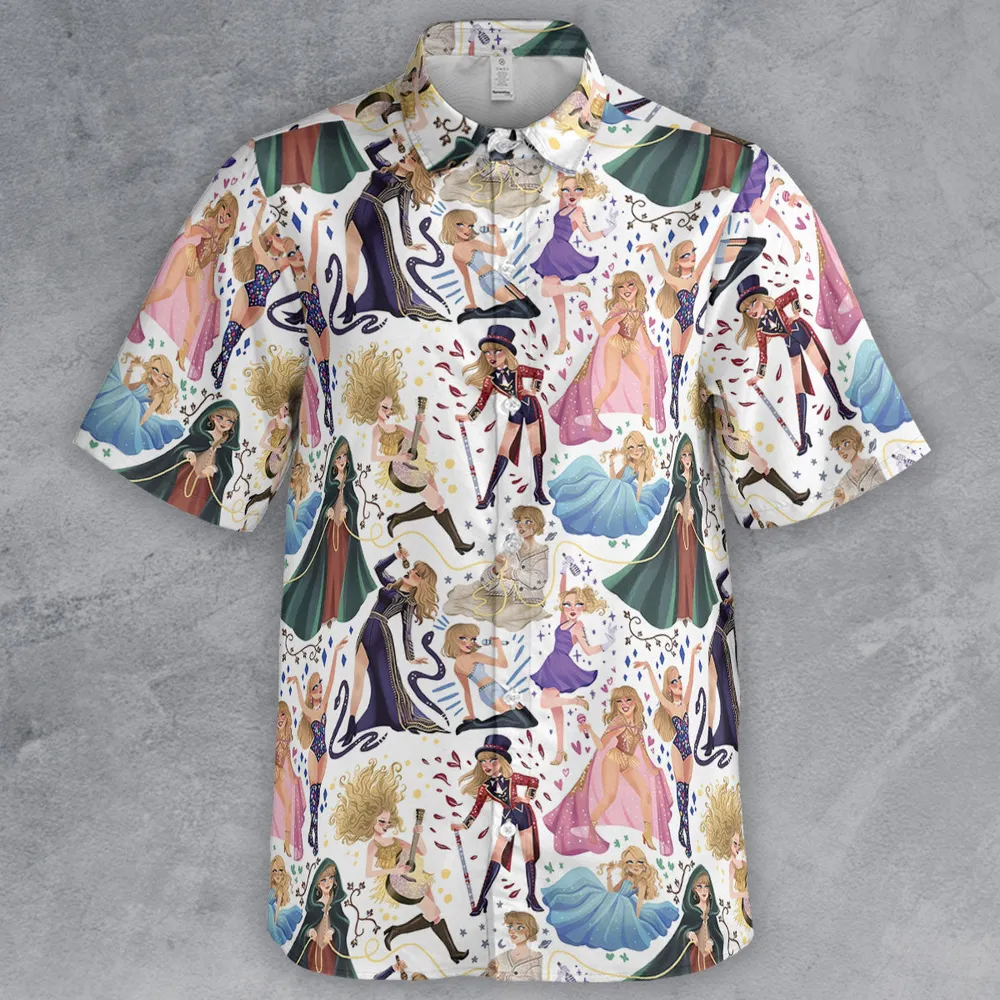 Blondie Colorful Lineup Button Down Shirt - 2