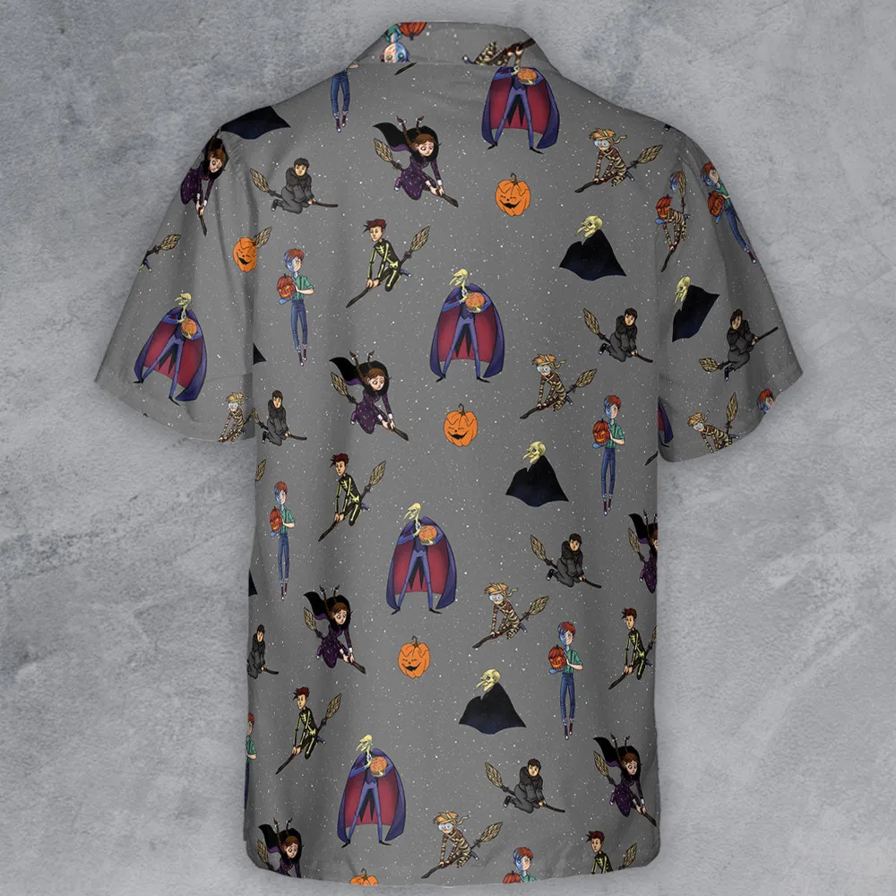 The Halloween Tree Character Button Down Shirt - 3