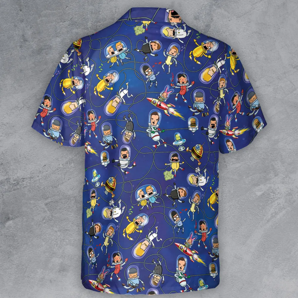 Outer Space Bob's Burgers Button Down Shirt - 3