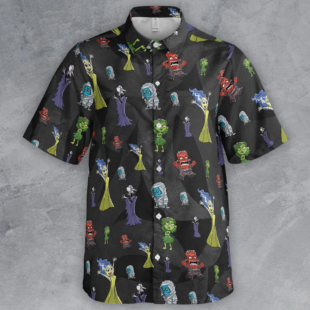 Horror Inside Button Down Shirt - 2