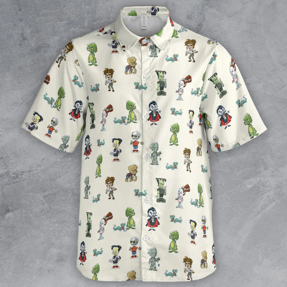 Classic Universal Monster Babies Button Down Shirt - 2