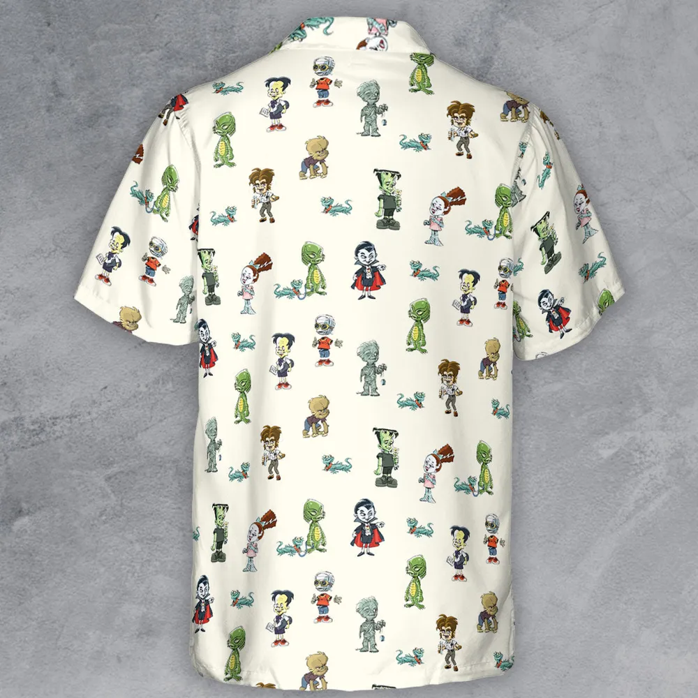 Classic Universal Monster Babies Button Down Shirt - 3