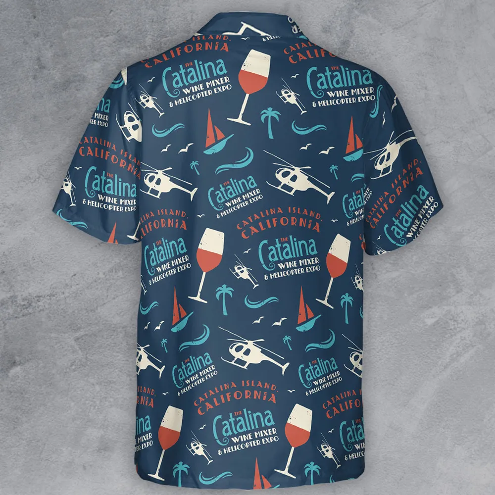 Catalina Wine Mixer Pattern Button Down Shirt - 3
