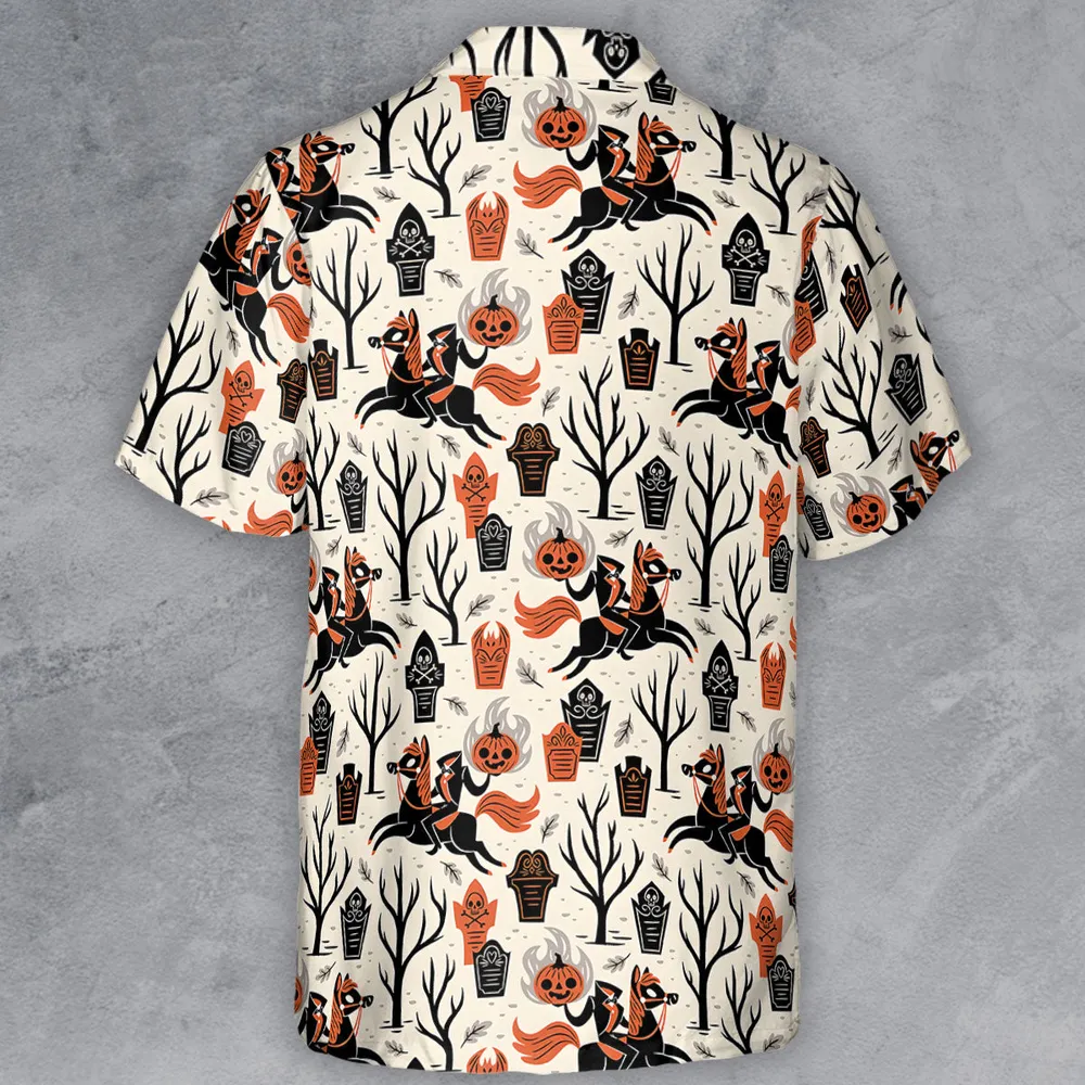 Headless Horseman Sleepy Hollow Button Down Shirt - 3
