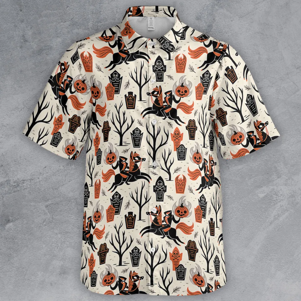 Headless Horseman Sleepy Hollow Button Down Shirt - 2