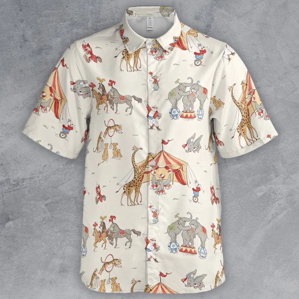 Nostalgic Circus Dumbo Button Down Shirt - 2