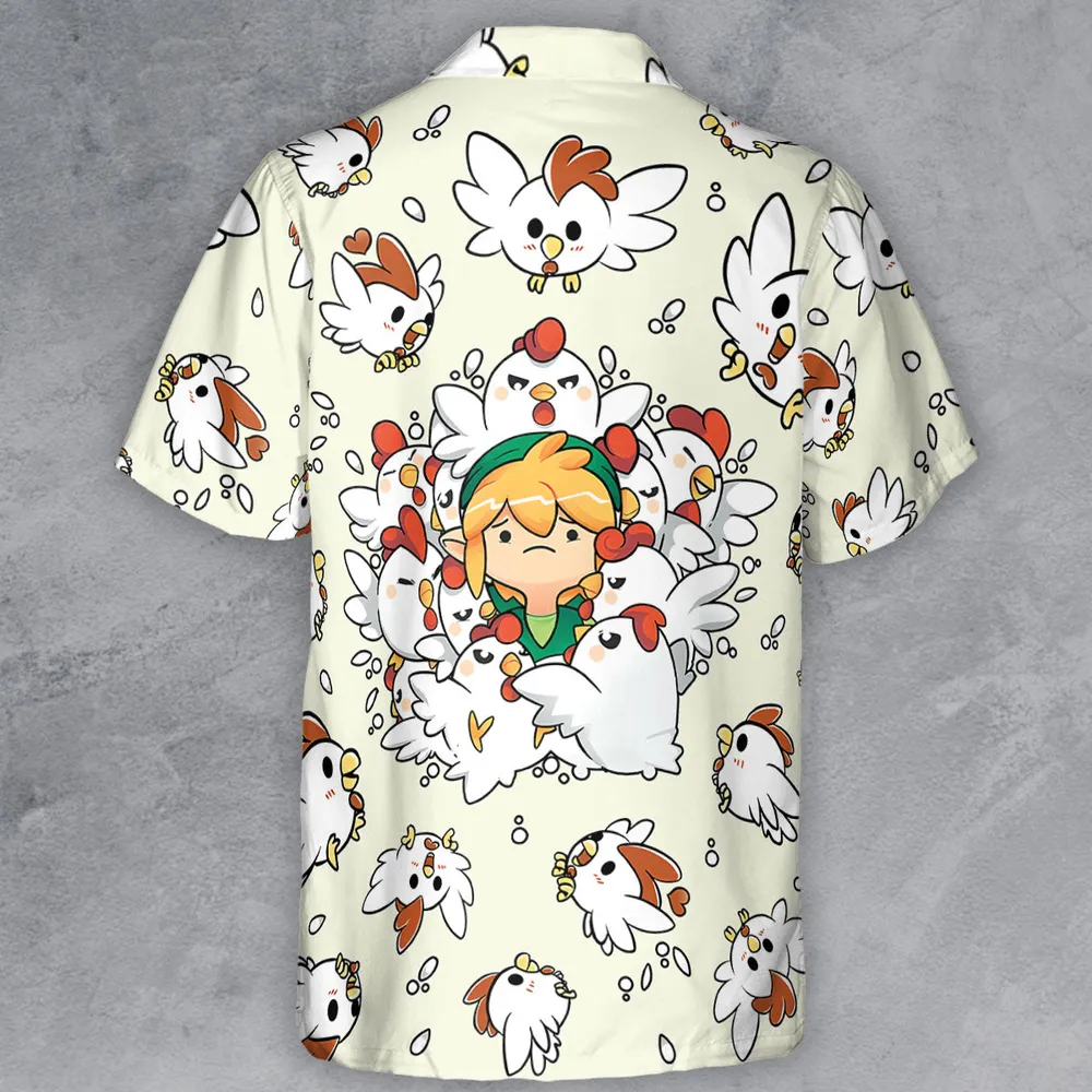 Impossible Situation The Legend of Zelda Button Down Shirt - 3