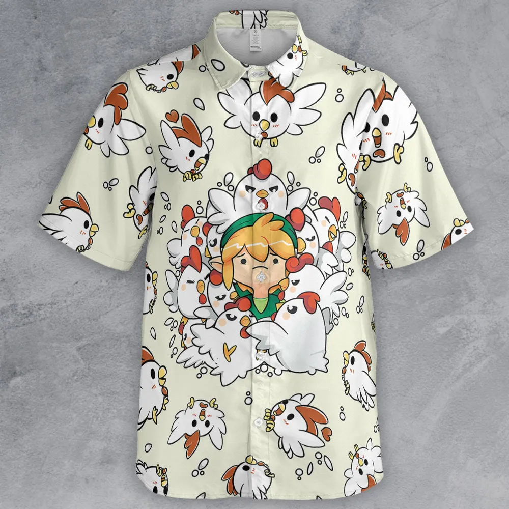 Impossible Situation The Legend of Zelda Button Down Shirt - 2