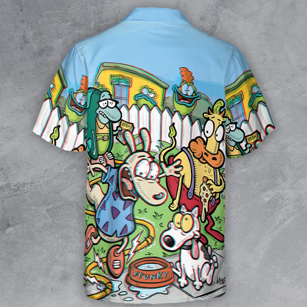 Spunky Style Rocko's Modern Life Button Down Shirt - 3