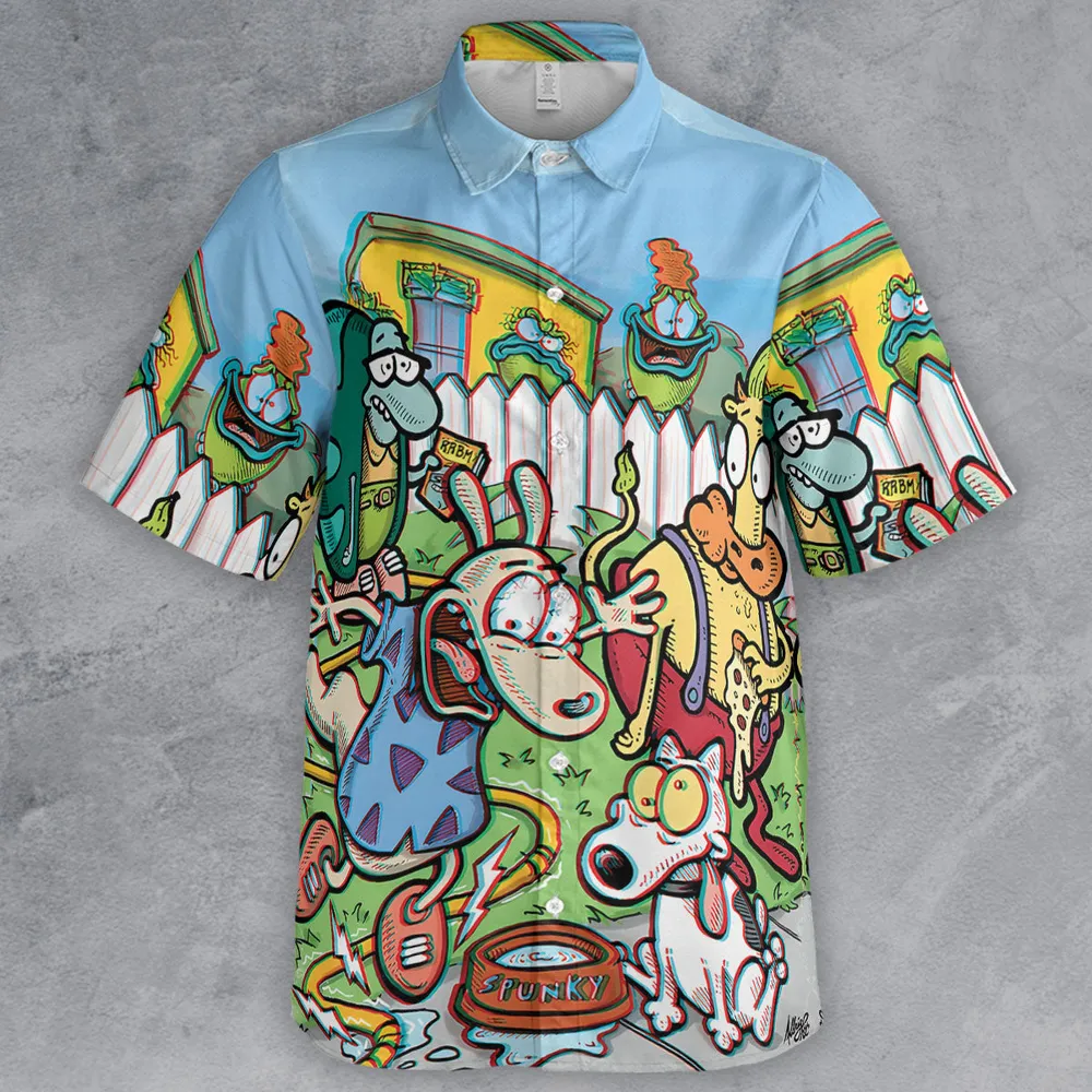 Spunky Style Rocko's Modern Life Button Down Shirt - 2