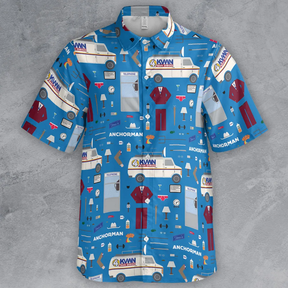 Anchor Chic Anchorman Button Down Shirt - 2