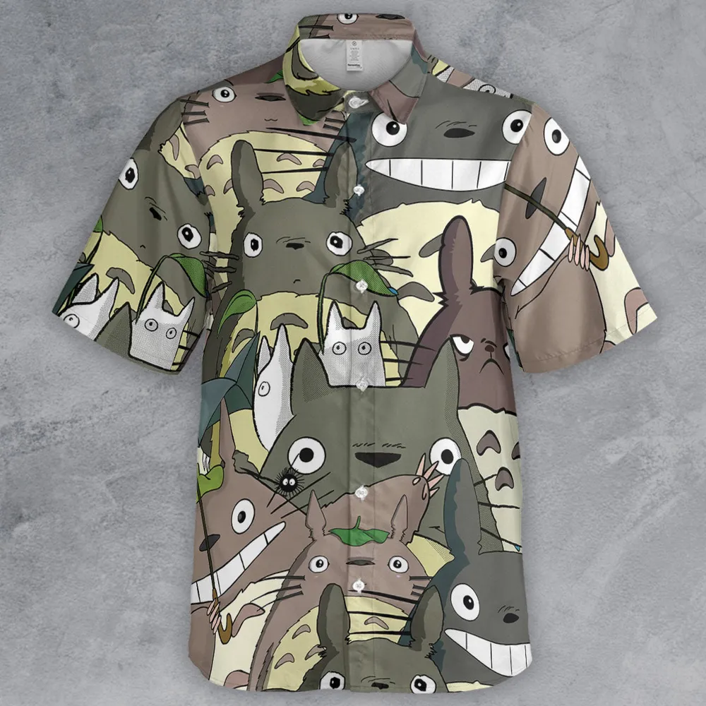 My Neighbor Totoro Button Down Shirt - 2