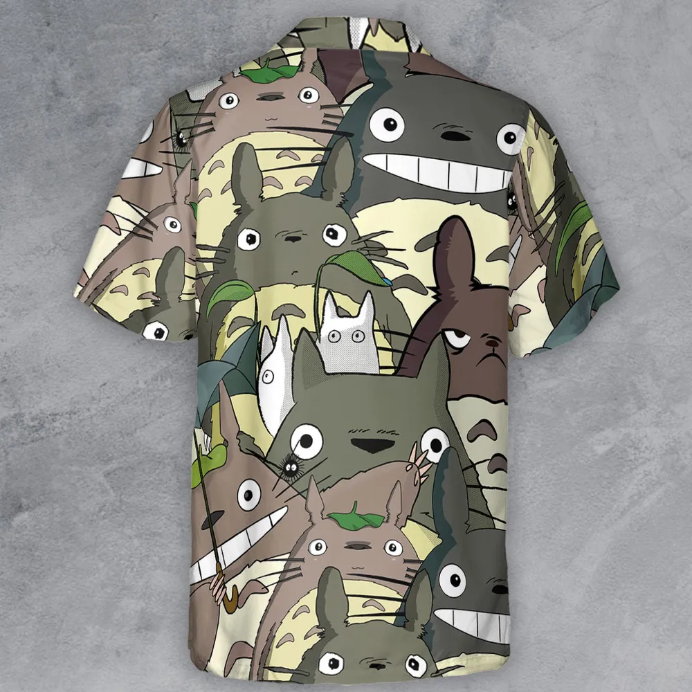 My Neighbor Totoro Button Down Shirt - 3