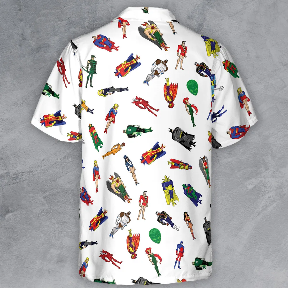 My Ultimate Justice League Button Down Shirt - 3